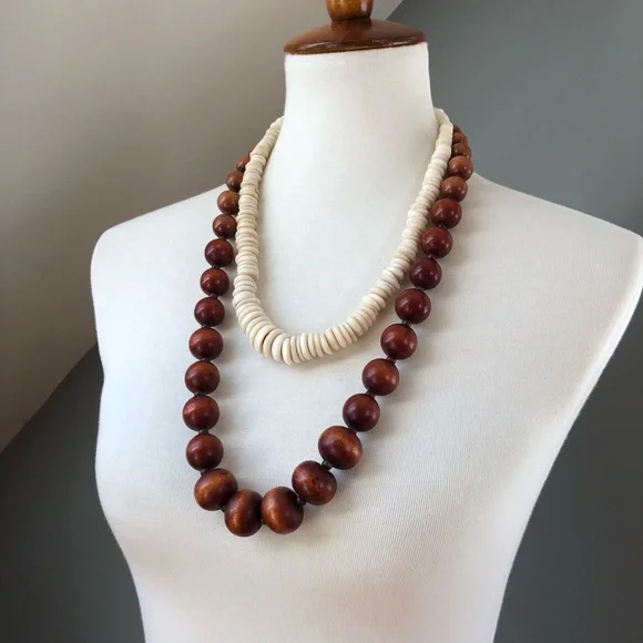 Real Victorian Heirloom Koa Necklace - Picture 4 of 15